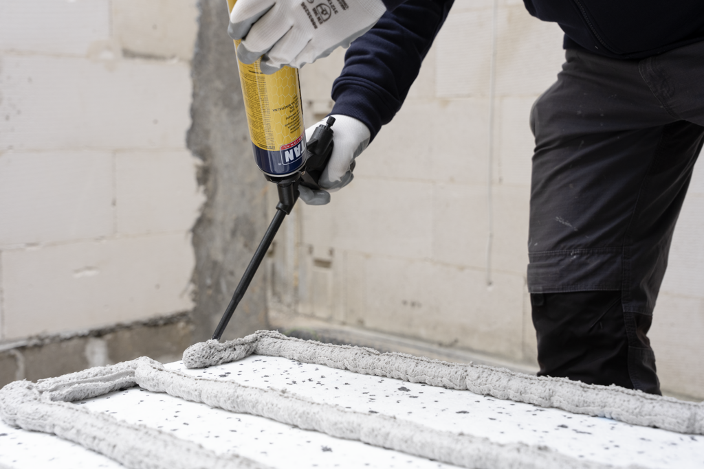 Using TYTAN foam adhesive for styrofoam