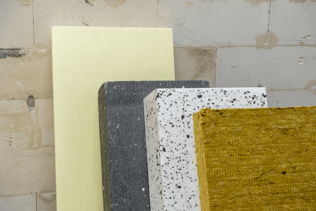 Insulation materials which can be used with Tytan Professional foam adhesive for styrofoam - white polysterene, graphite polystyrene, XPS, mineral wool
