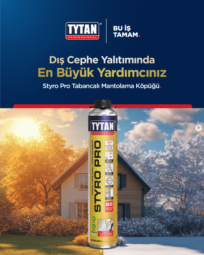 Tytan Professional Styro Pro PU Köpük Yapıştırıcı