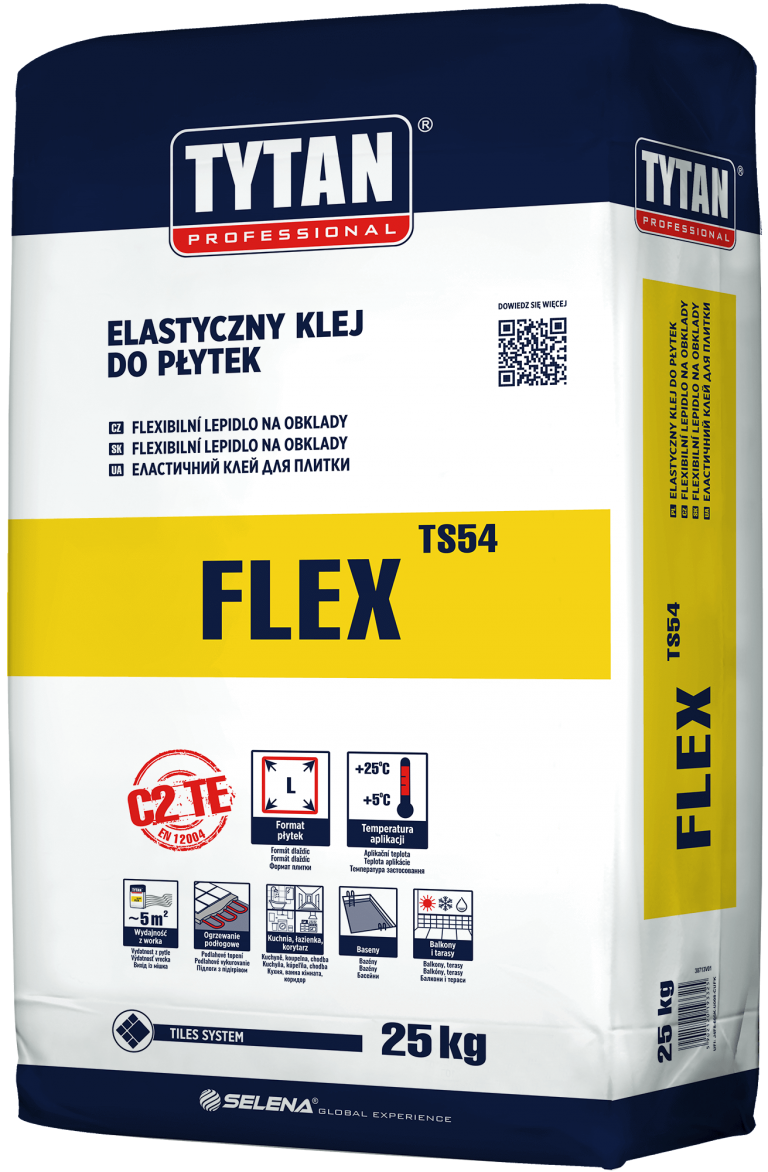 Tytan Professional Elastyczny klej do płytek TS 54 FLEX