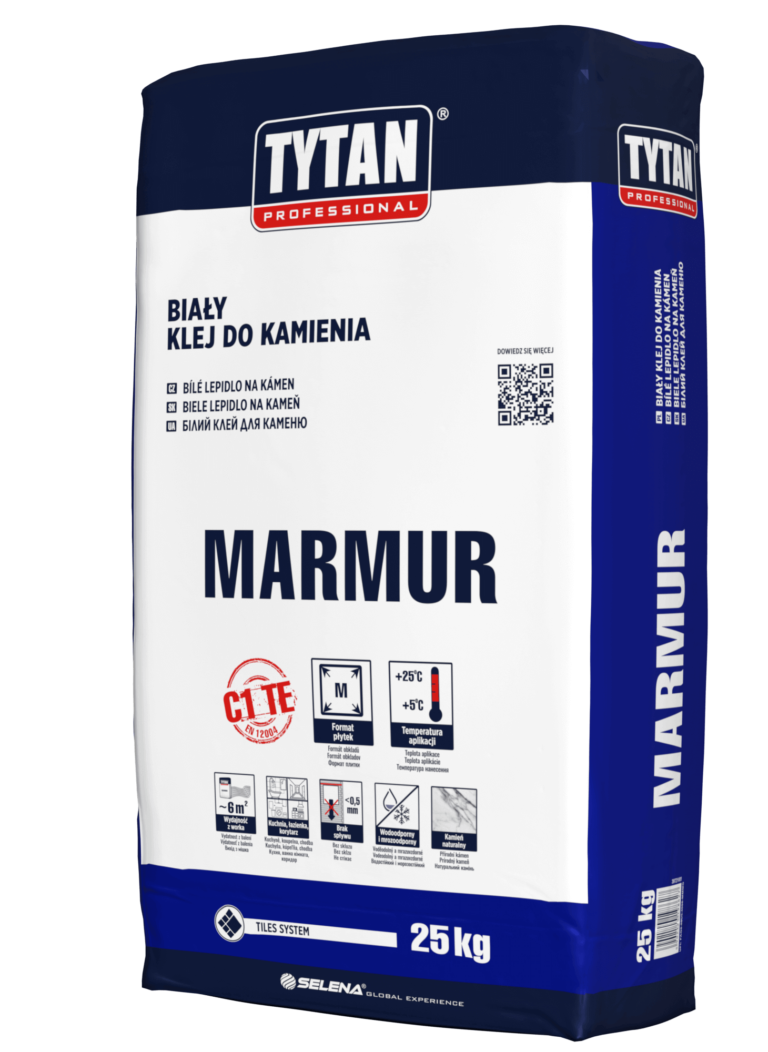 Tytan Professional Biały klej do kamienia MARMUR
