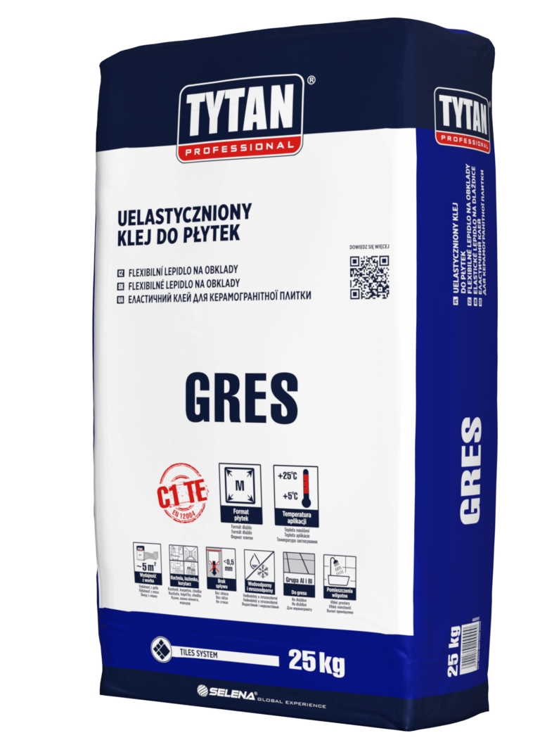Tytan Professional Uelastyczniony klej do płytek GRES