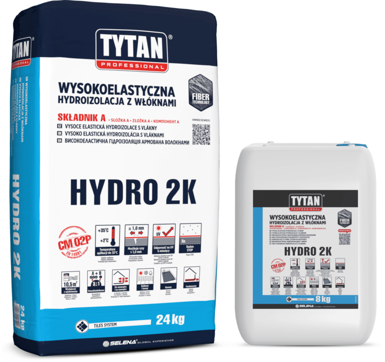 Tytan Professional Wysokoelastyczna hydroizolacja z włóknami HYDRO 2K 45191V01