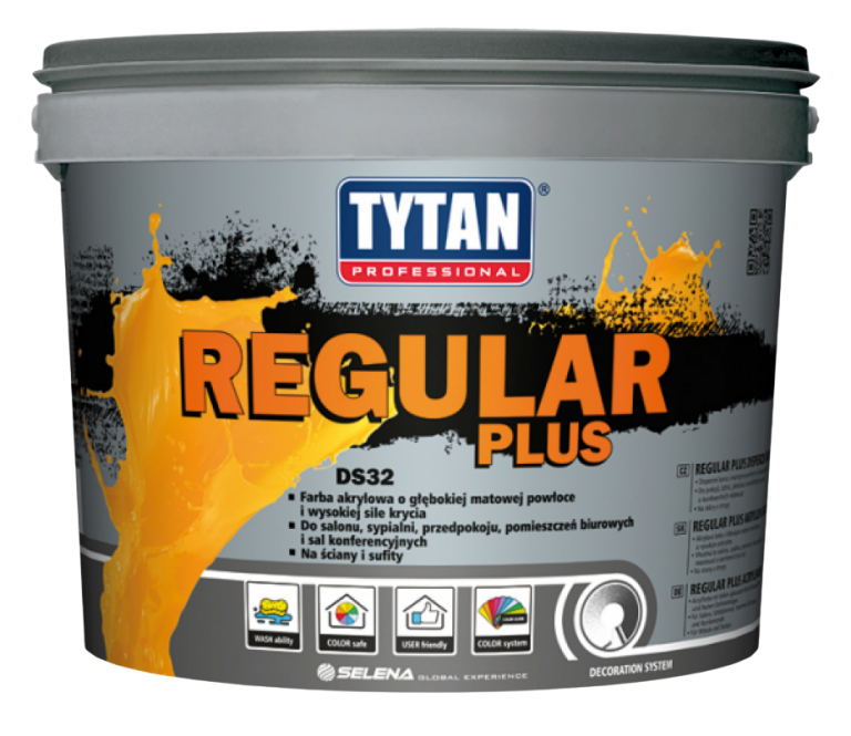 Farba akrylowa wewnętrzna Tytan Professional DS 32 REGULAR PLUS