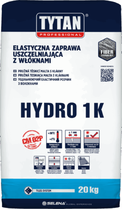 Flexible Sealing Mortar With Fiber HYDRO 1K
