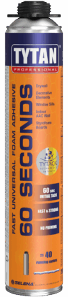 60 Seconds Fast Universal GUN PU Foam Adhesive