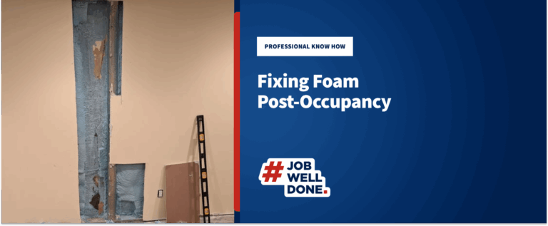 Fixing Foam Post-Occupancy