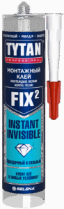 Tytan Professional Клей монтажный FIX2 Instant Invisible мгновенный невидимый