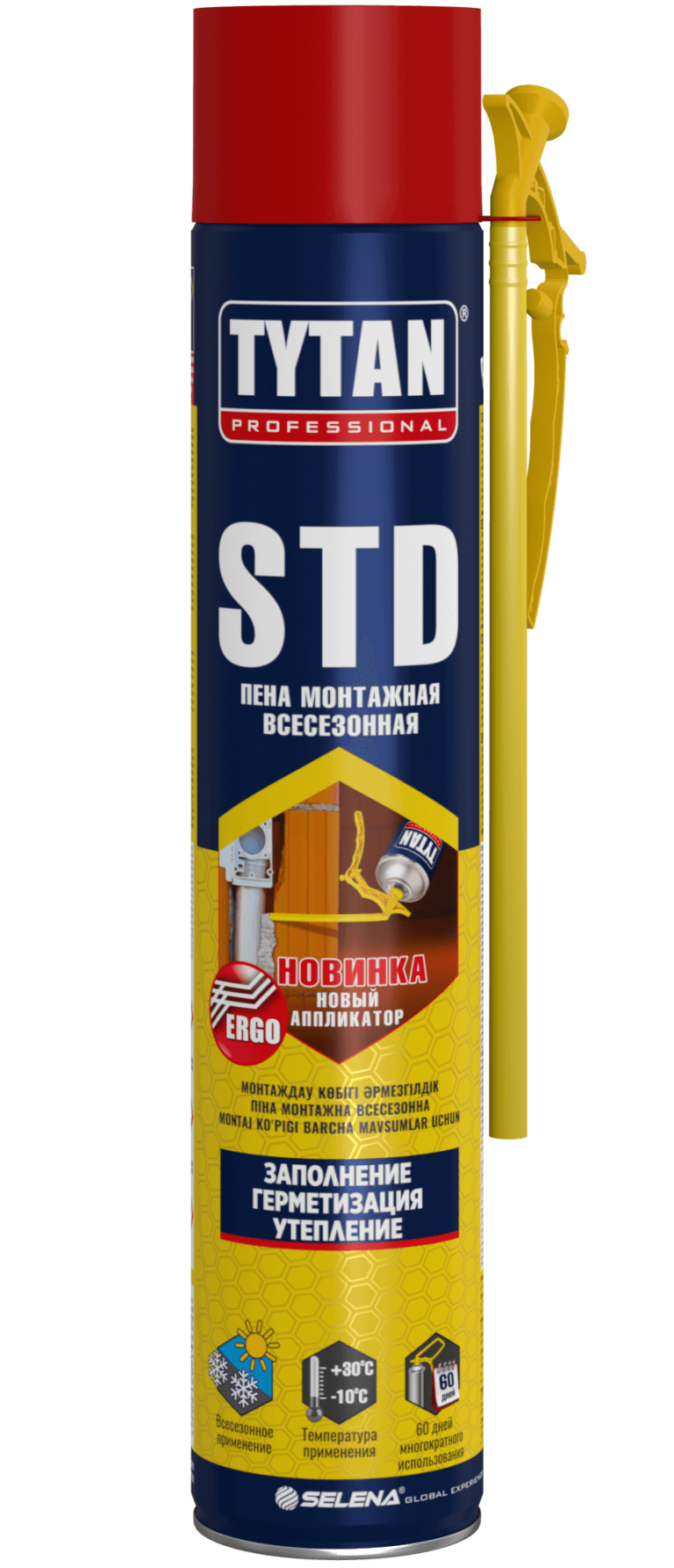 Tytan Professional STD ERGO Монтажная Пена Всесезонная
