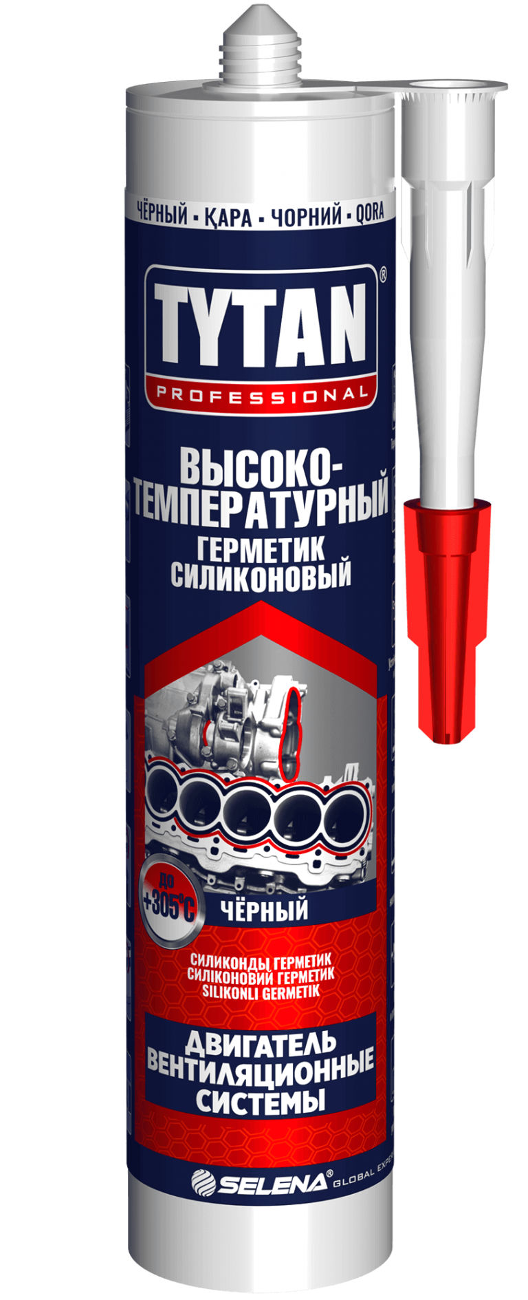 Tytan Professional Герметик Силиконовый Высокотемпературный