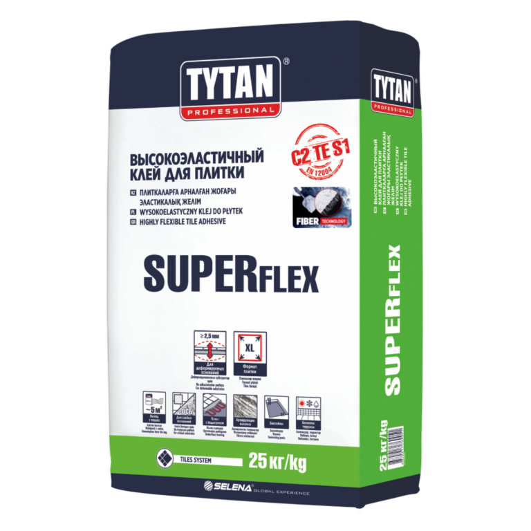 Высокоэластичный клей для керамогранита SUPERFLEX
