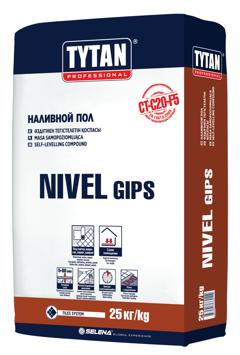 Tytan Professional Наливной Пол NIVEL GIPS