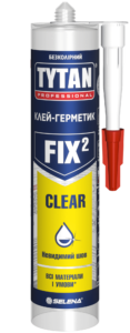 picture with product adhesive sealant FIX² CLEAR