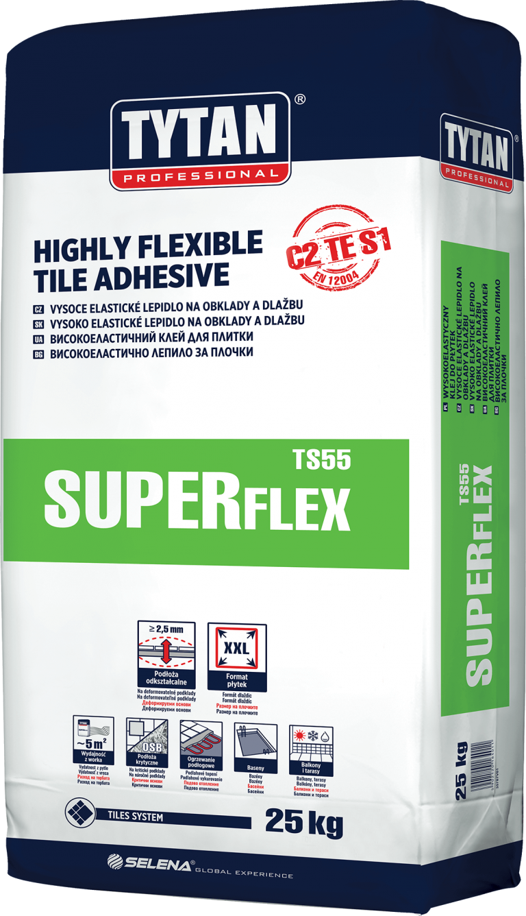 Tytan Professional Superflex - Highly Flexible Tile Adhesive