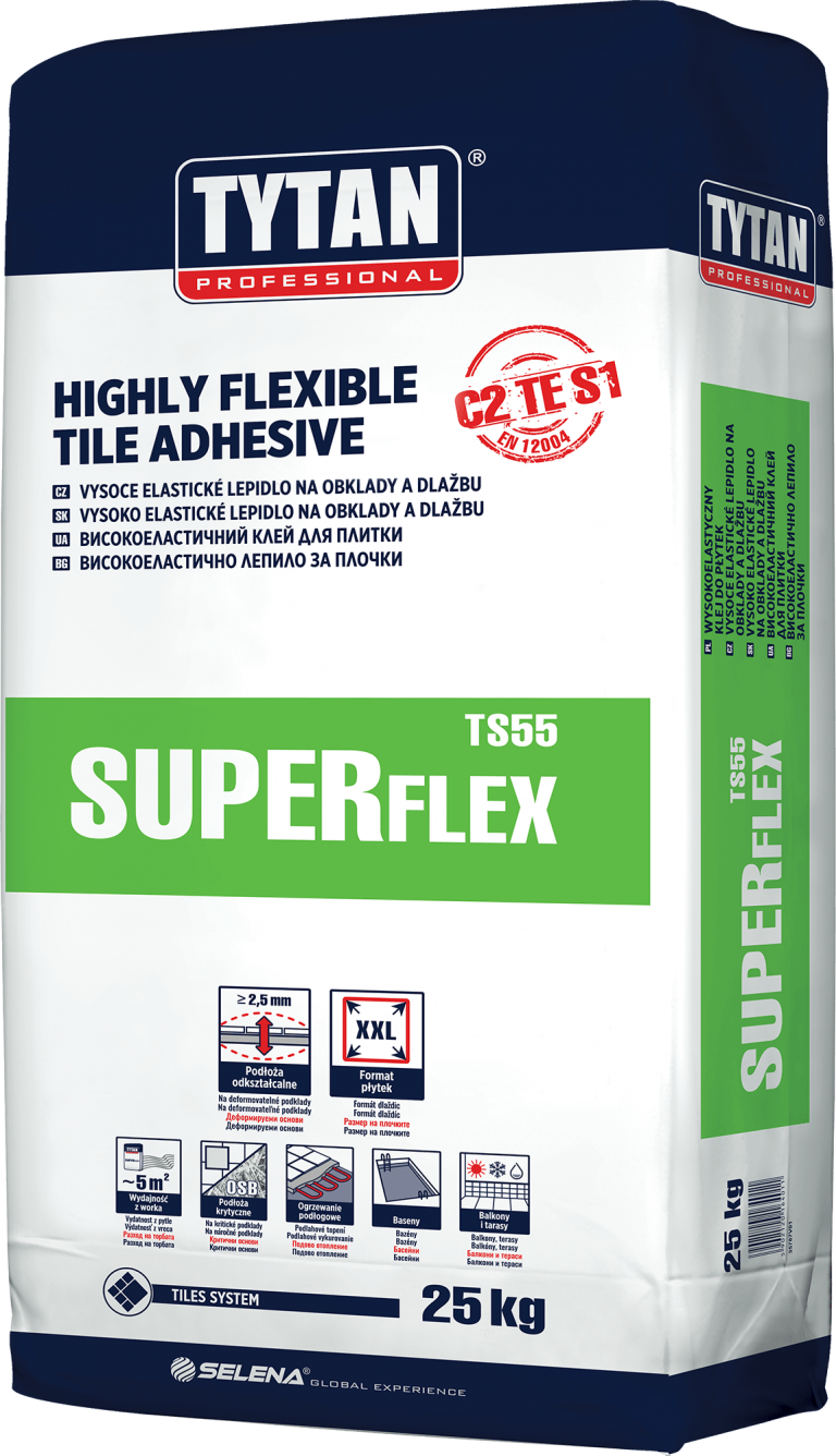 Tytan Professional Superflex - Highly Flexible Tile Adhesive