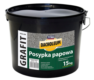 Dacholeum Posypka papowa_15 kg grafitowy 10004630