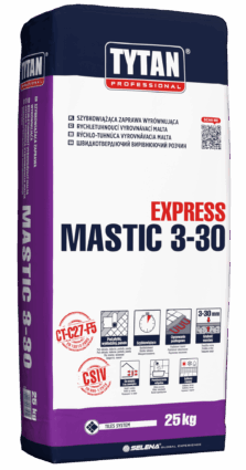 Szybkowiążąca Zaprawa Wyrównująca MASTIC 3-30 EXPRESS