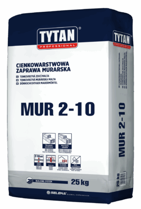 Cienkowarstwowa Zaprawa Murarska MUR 2-10