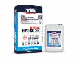 Szybka wysokoelastyczna hydroizolacja z wu0142u00f3knami HYDRO 2K EXPRESS
