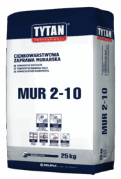 Cienkowarstwowa Zaprawa Murarska MUR 2-10