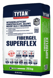 Wysokoelastyczny odkształcalny żelowy mocny klej z włóknami FIBERGEL SUPERFLEX