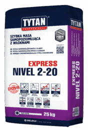 Szybka Masa Samopoziomująca z włóknami NIVEL 2-20 EXPRESS