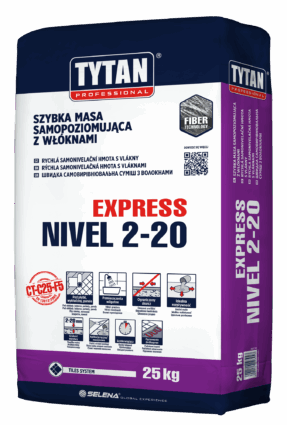 Szybka Masa Samopoziomująca z włóknami NIVEL 2-20 EXPRESS