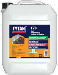 F70 Olej Antyadhezyjny do Form i Szalunków