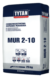 Cienkowarstwowa Zaprawa Murarska MUR 2-10