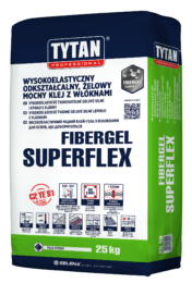 Wysokoelastyczny odkształcalny żelowy mocny klej z włóknami FIBERGEL SUPERFLEX