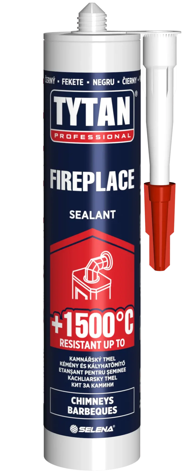 Tytan Professional Etanșant pentru Șeminee 280 ml negru 34449V03