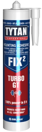 Tytan Professional FIX2 TURBO GT Adeziv de Montaj 290 ml alb 46093V01
