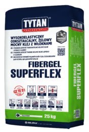 Vysokoelasticku00e9 tvu00e1rne gu00e9lovu00e9 silnu00e9 lepidlo s vlu00e1knami FIBERGEL SUPERFLEX