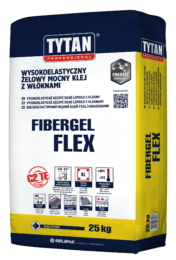 Vysokoelastické gélové silné lepidlo s vláknami FIBERGEL FLEX